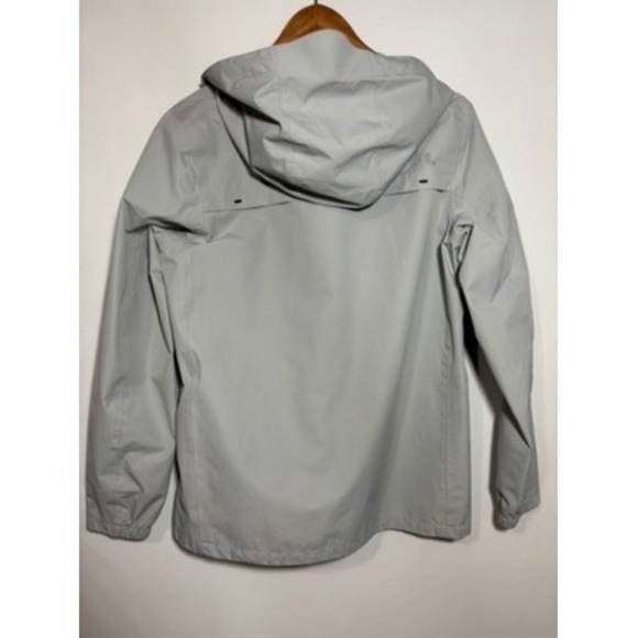 Lole Women's M Gray Lightweight Rain Jacket Hooded Full Zip Activewear - Picture 4 of 14